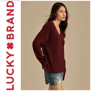 Cloudsoft V-neck Sweater